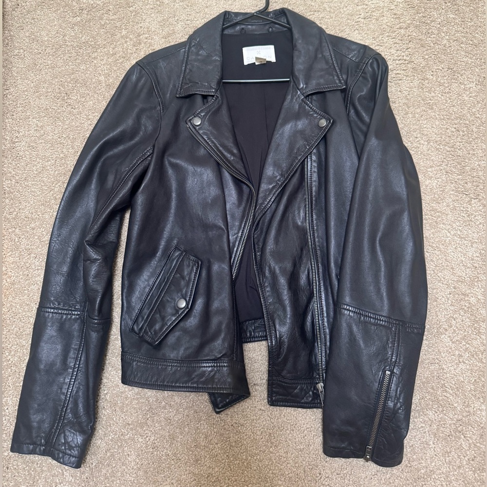 Caslon Women’s Black Leather Jacket
